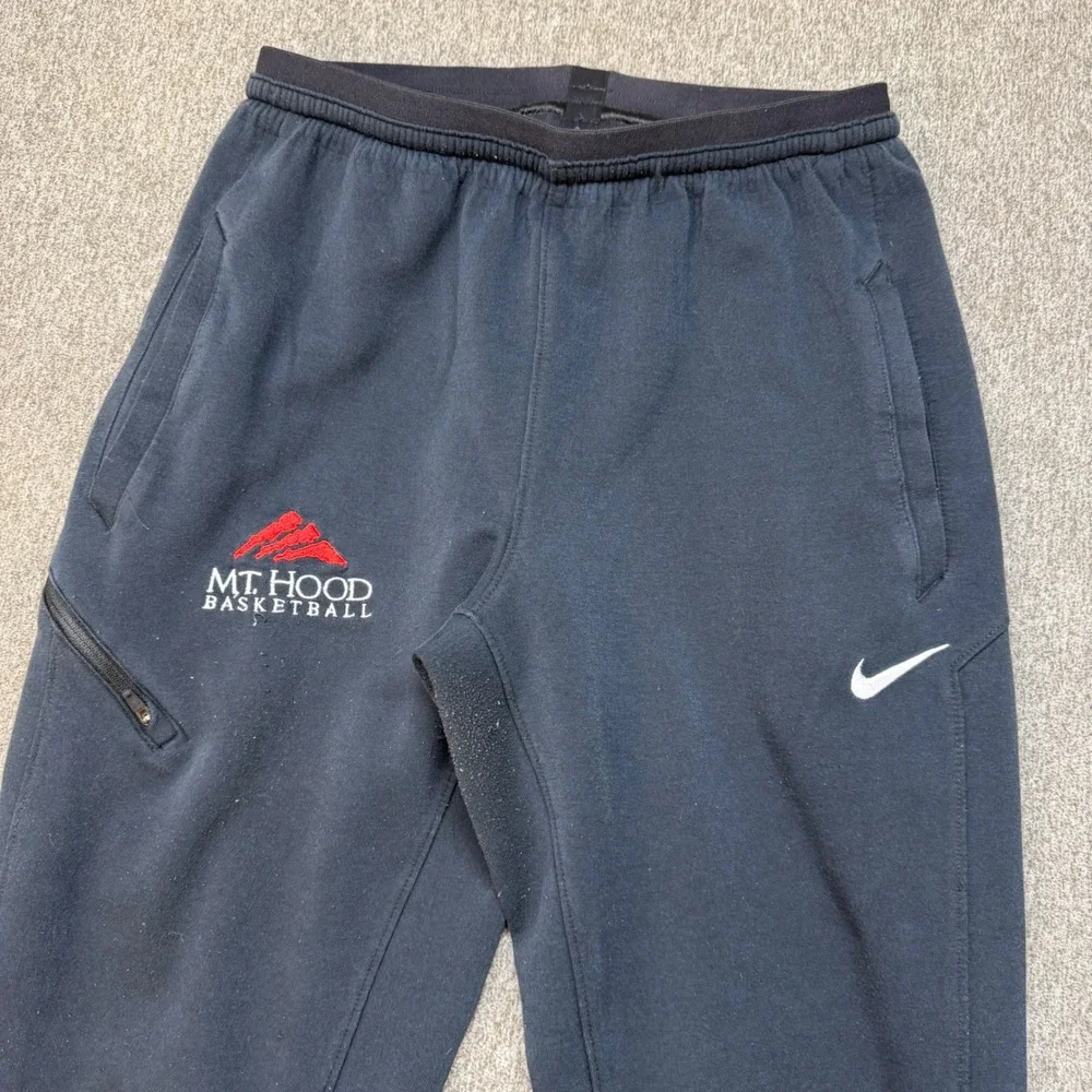 Nike Mt Hood Basketball Mens Black Tapered Jogger Sweatpants 930565-010 Size M
